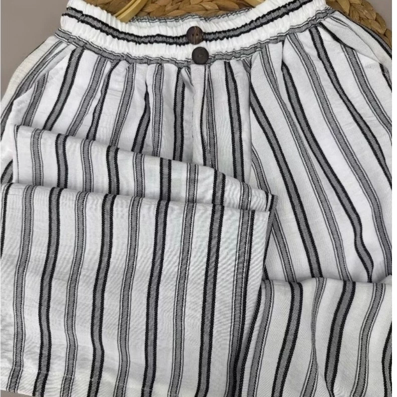 Quần Linen tơ xuớc ống suông , chất liệu mềm, co giãn nhẹ nhàng, ống suông thoai mái , 52-63 kg mặc đẹp