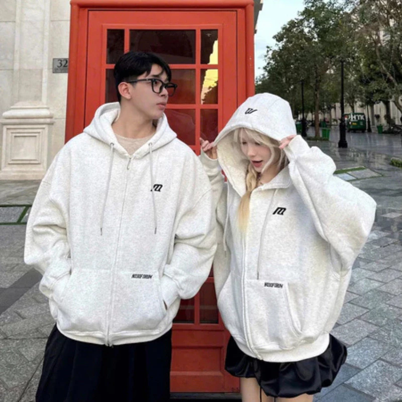 Áo Khoác Hoodie Zip Form Rộng Unisex In Chữ CHOOSE – Áo Nỉ Có Mũ Dày Dặn Phong Cách Streetwear Hàn Quốc ( có túi trong )
