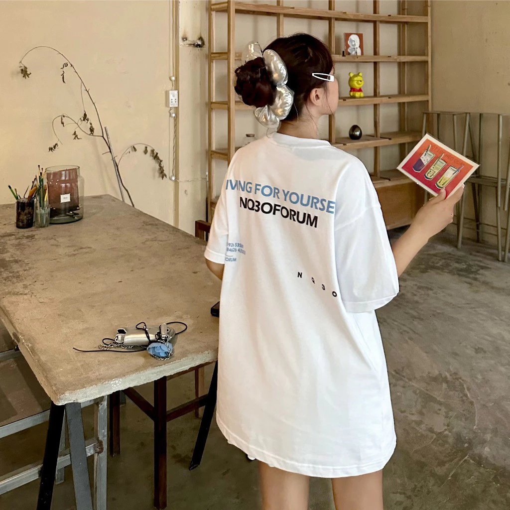 Áo Thun LIVING NQ30 Tee Cotton Tay Lỡ Form Rộng Nam Nữ Local Brand Unisex 2026.....