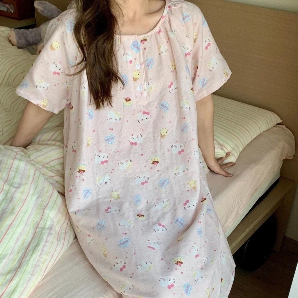 𝐘𝐮𝐫𝐢.𝐬𝐭𝐨𝐫𝐞 Váy Ngủ  Nhiều Hình Cute Dễ Thương Mặc Ở Nhà