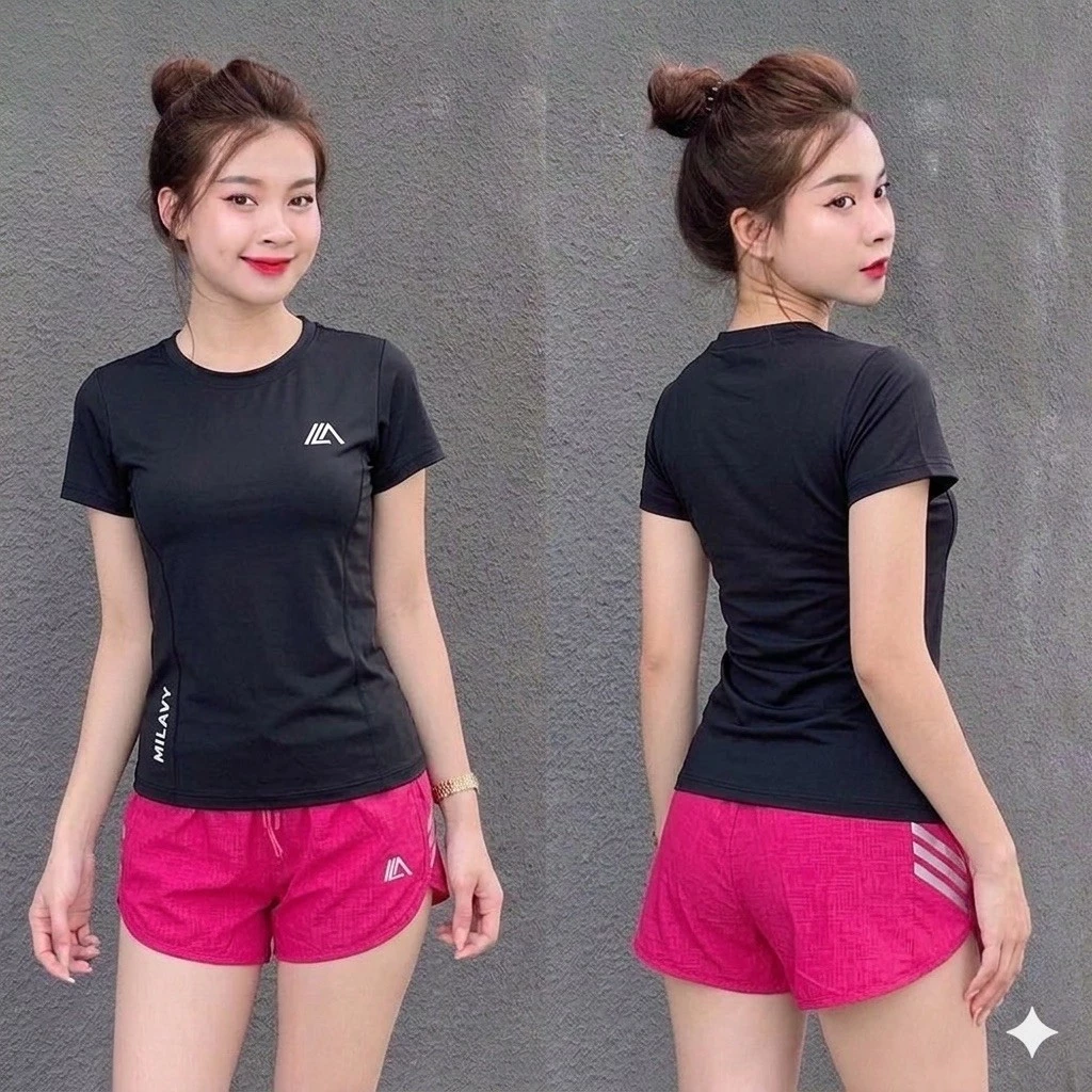 QUẦN SHORT THỂ THAO NỮ 2 LỚP 3 VẠCH TẬP GYM, YOGA, CHẠY BỘ NHIỀU MÀU MỚI - BIGSIZE