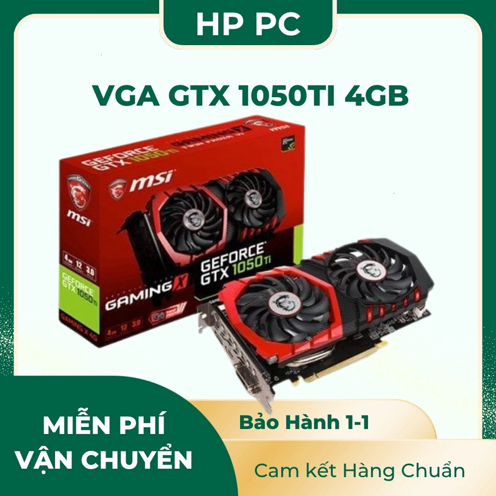 Ảnh sản phẩm: GeForce GTX 1050 Ti 4GB