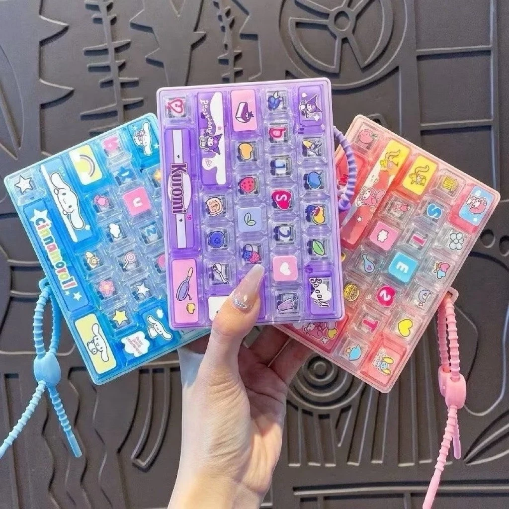 Bàn Phím  Kuromi  💜 Bàn Phím Hello kitty Quà Tặng Bé Gái