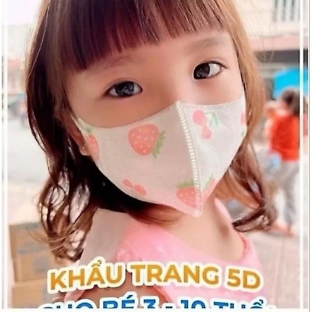sét 2cái khẩu trang giấy bảo vệ sức khoẻ cho bé 0-7 tuổi. mua 50c tặng 1 áo dài tay nhún bèo điệu đà cho bé gái 8-22kg