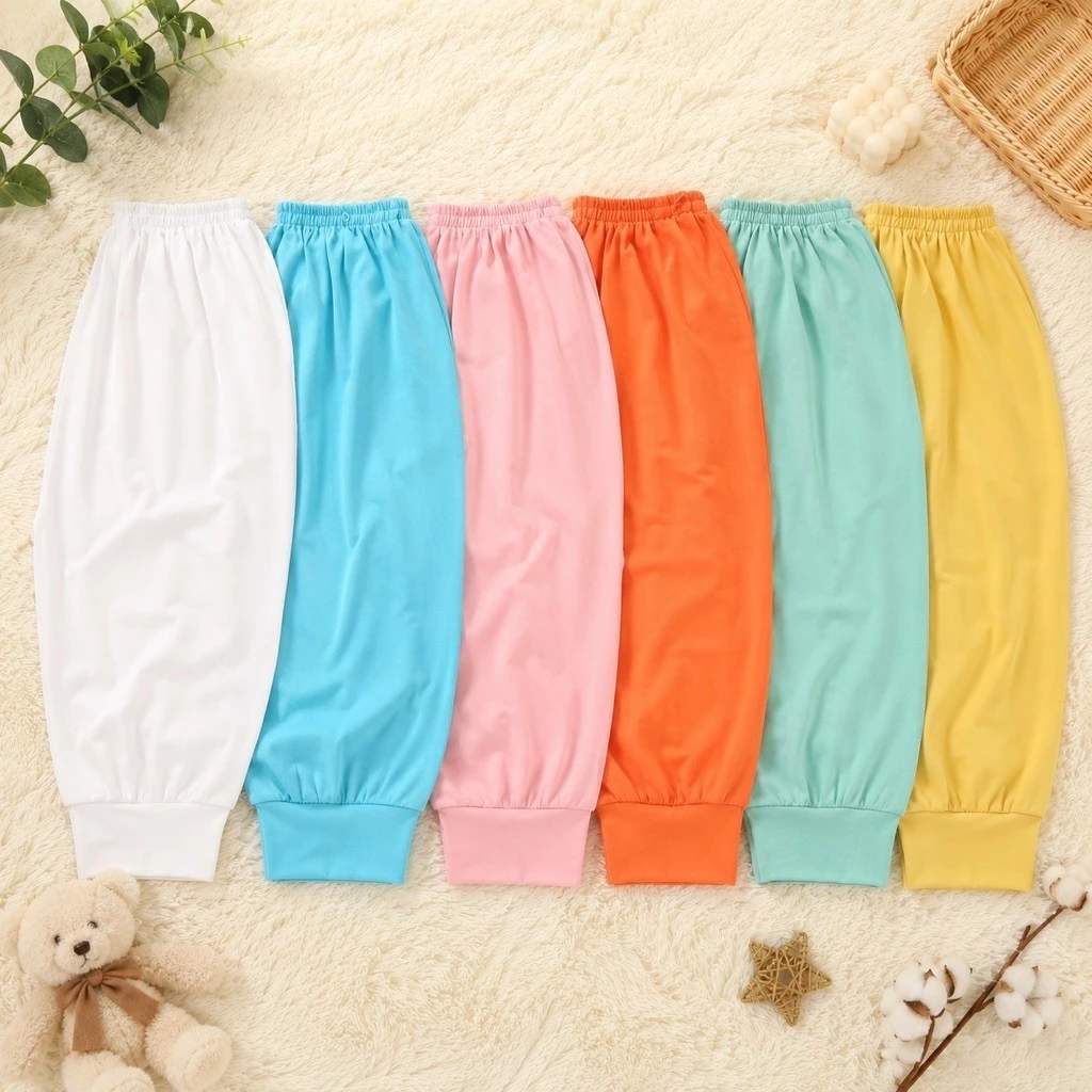 sét 10 quần dài cotton cho bé trai bé gái 5-16kg