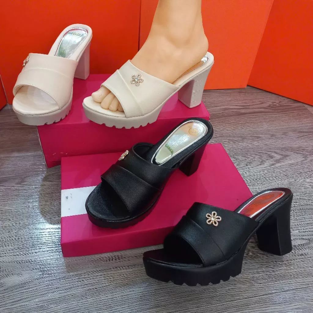 DÉP NỤ CAO GÓT 7P TRUNG NIÊN SIZE 36-39 DA MỀM