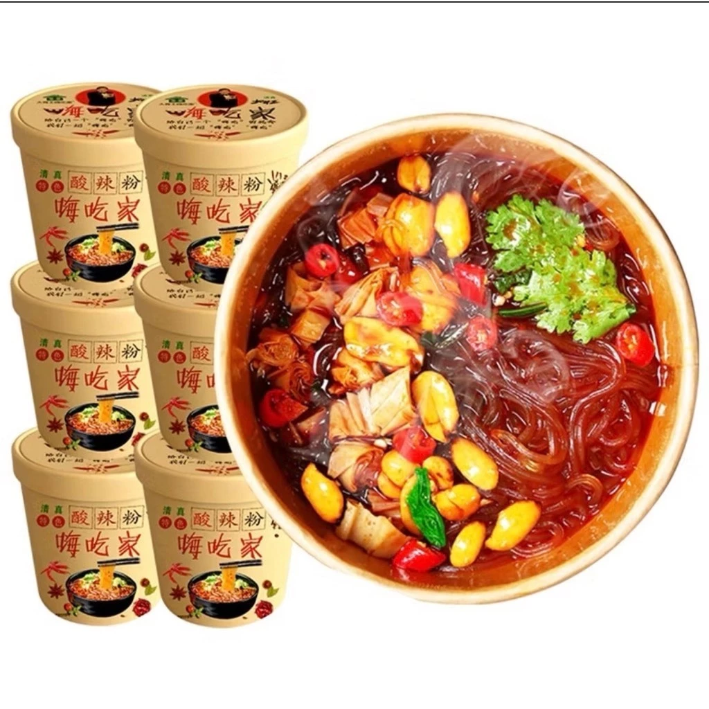 combo 2 thùng miến trùng khánh cay (12 hộp)