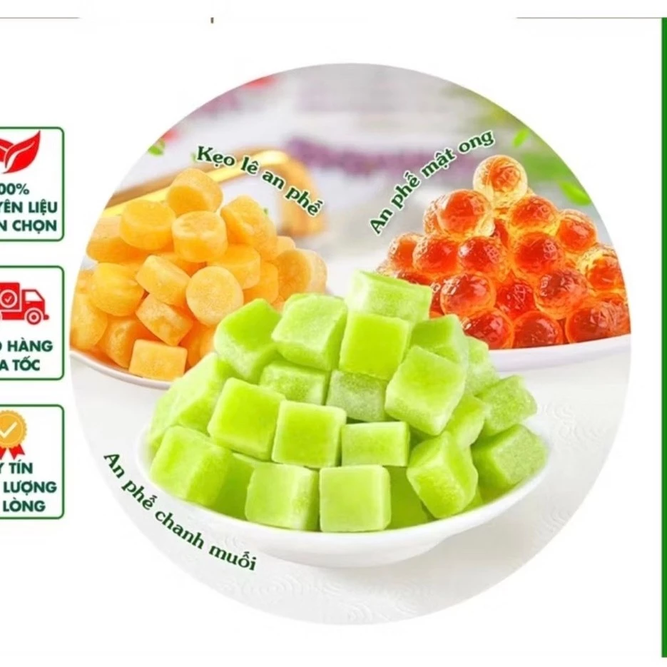 kẹo lê an phế kẹo lê chanh muối 500g