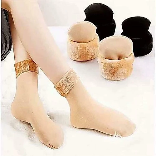 Tất/vớ lót lông giữ nhiệt siêu ấm Hàn Quốc
