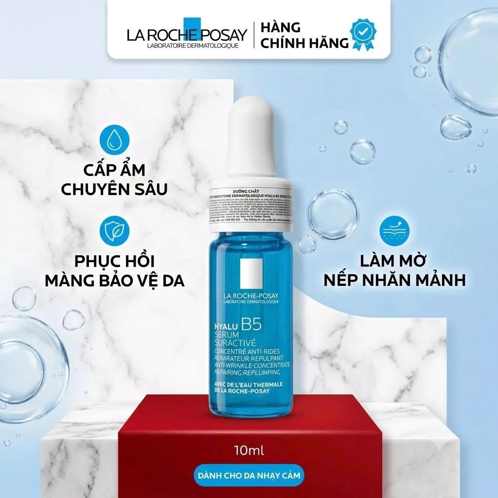 Serum Cấp Ẩm La Roche-Posay Hyalu B5Giúp Tái Tạo Phục Hồi Dưỡng Da 10ml Minisize