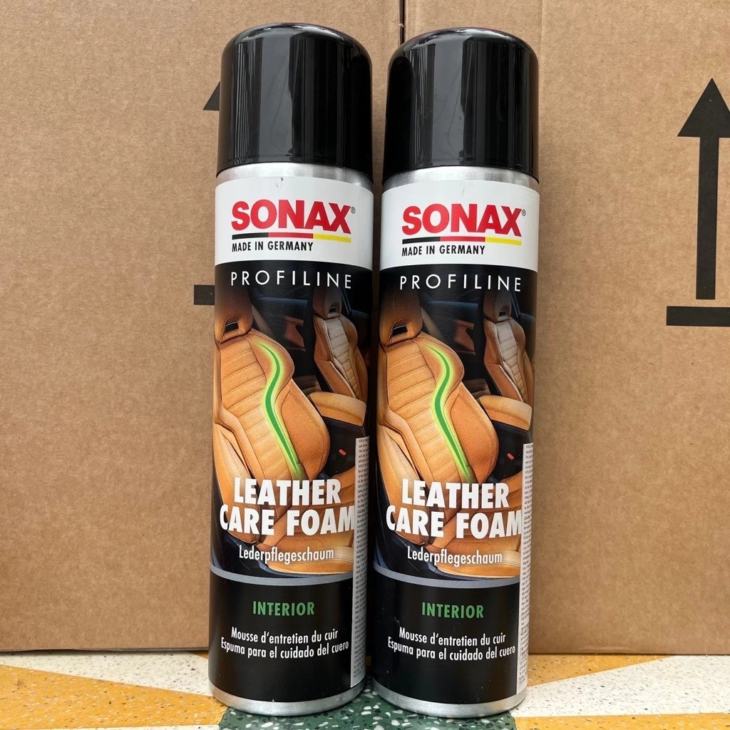 Chai xịt bọt làm sạch và bảo dưỡng da xe ô tô - SONAX PROFILINE Leather Care Foam 289300