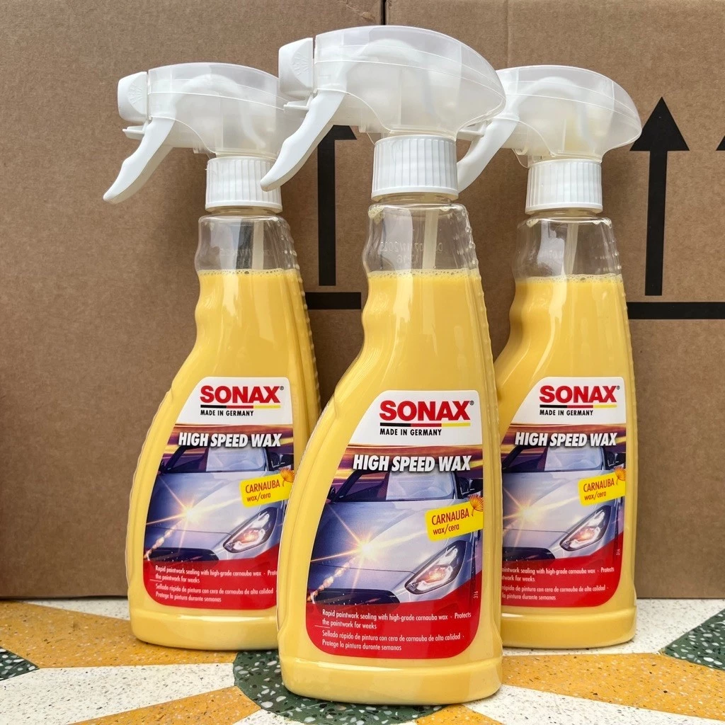 Lau bóng sơn nhanh xe ô tô, xe máy - SONAX HIGH SPEED WAX 288200