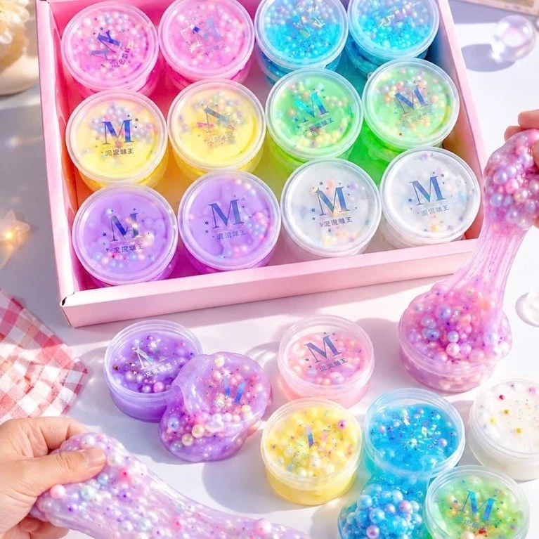 Slime Hạt Xốp Mềm Dẻo Chơi Cực Đã Cho Bé