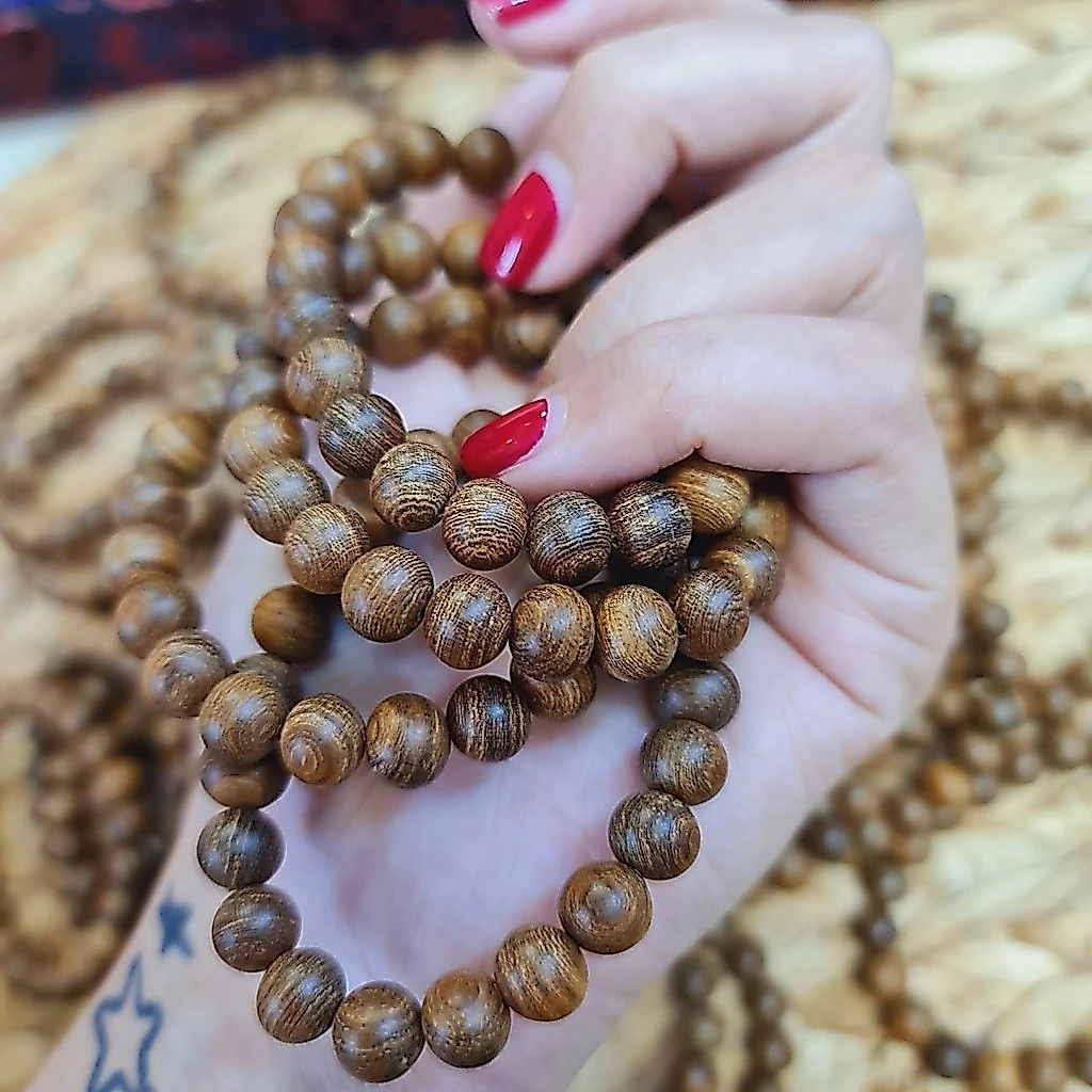 Loại 1 - Vòng Tay Gỗ Dâu Với Loại Gỗ Gốc Chất Lượng Hoàn Toàn Tự Nhiên