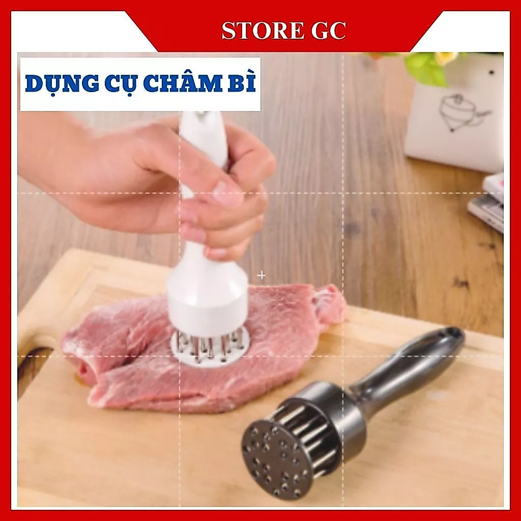 Dụng cụ châm bì, châm thịt, làm mềm thịt chế biến lợn quay da giòn, thịt nướng, thịt rán