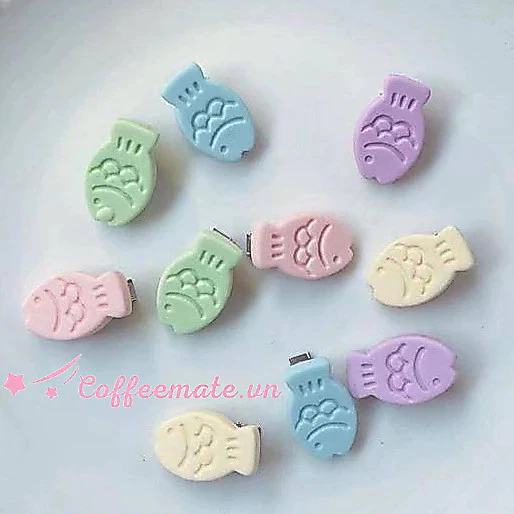 ⚡CM⚡Kẹp Tóc Mỏ Vịt mini Hình Cá Hoạt Hình Dễ Thương Cho Nữ
