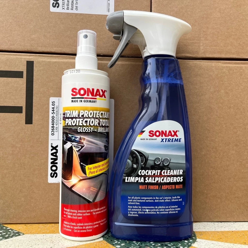 Làm mới, bảo dưỡng nhựa trong và ngoài xe ô tô, xe máy - SONAX Plastic Detailer 500ml