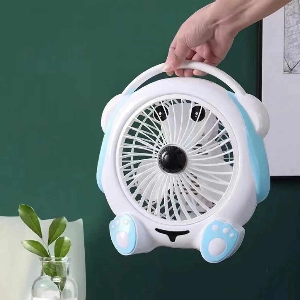 Quạt Để Bàn Mini Hình Thú, Quạt Gió Mạnh, Tiết Kiệm Điện, Siêu Bền, 2 Chế Độ Gió, Cắm Điện 220V