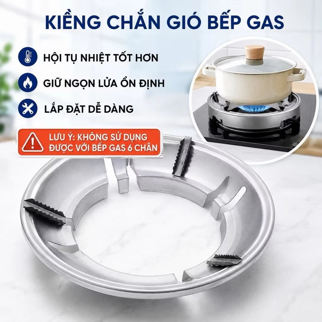 Kiềng Chắn Gió Bếp Gas, Kiềng Chống Tản Nhiệt Mọi Loại Bếp Ga