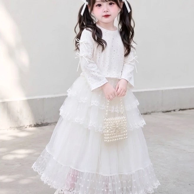 set váy maxi cho bé (10-35kg)