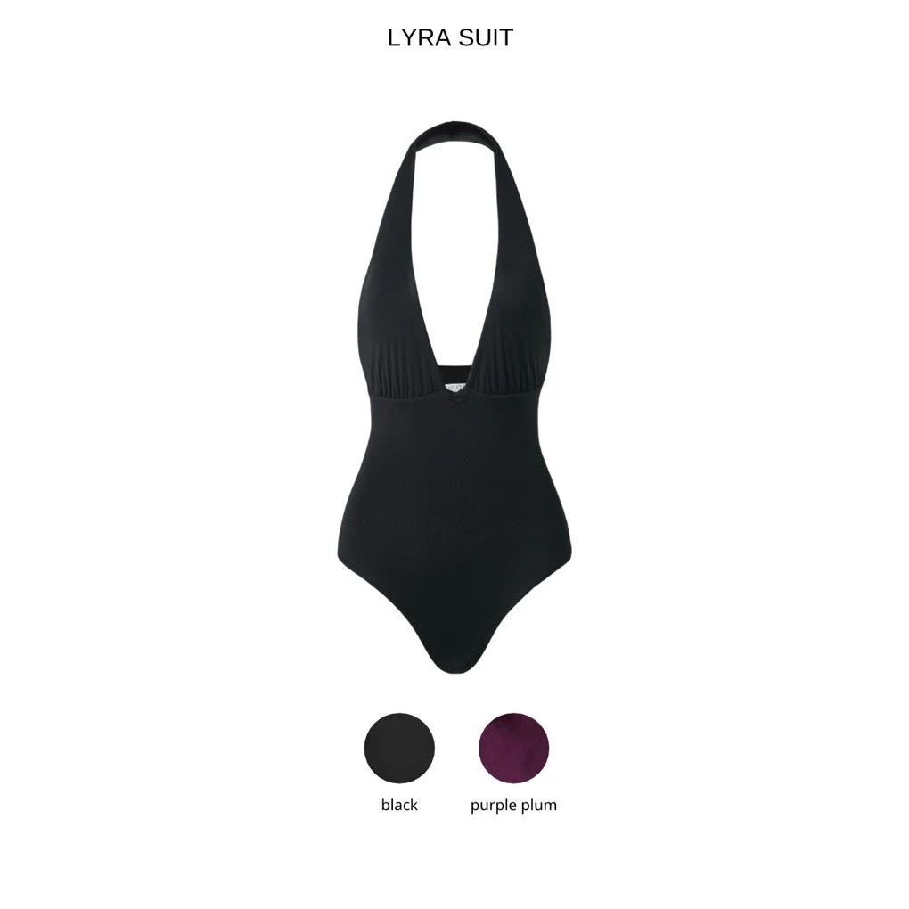 ( LYRA SUIT) Bodysuit nhún BAHYCHIC, XẺ SÂU ôm sát nâng ngực đơn giản. ĐỌC MÔ TẢ | BAHYCHIC