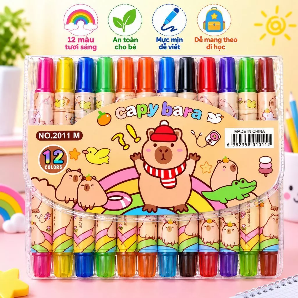 🎄💄🖍BÚT SÁP VẶN LOẠI ĐẸP🌈🖼🎨