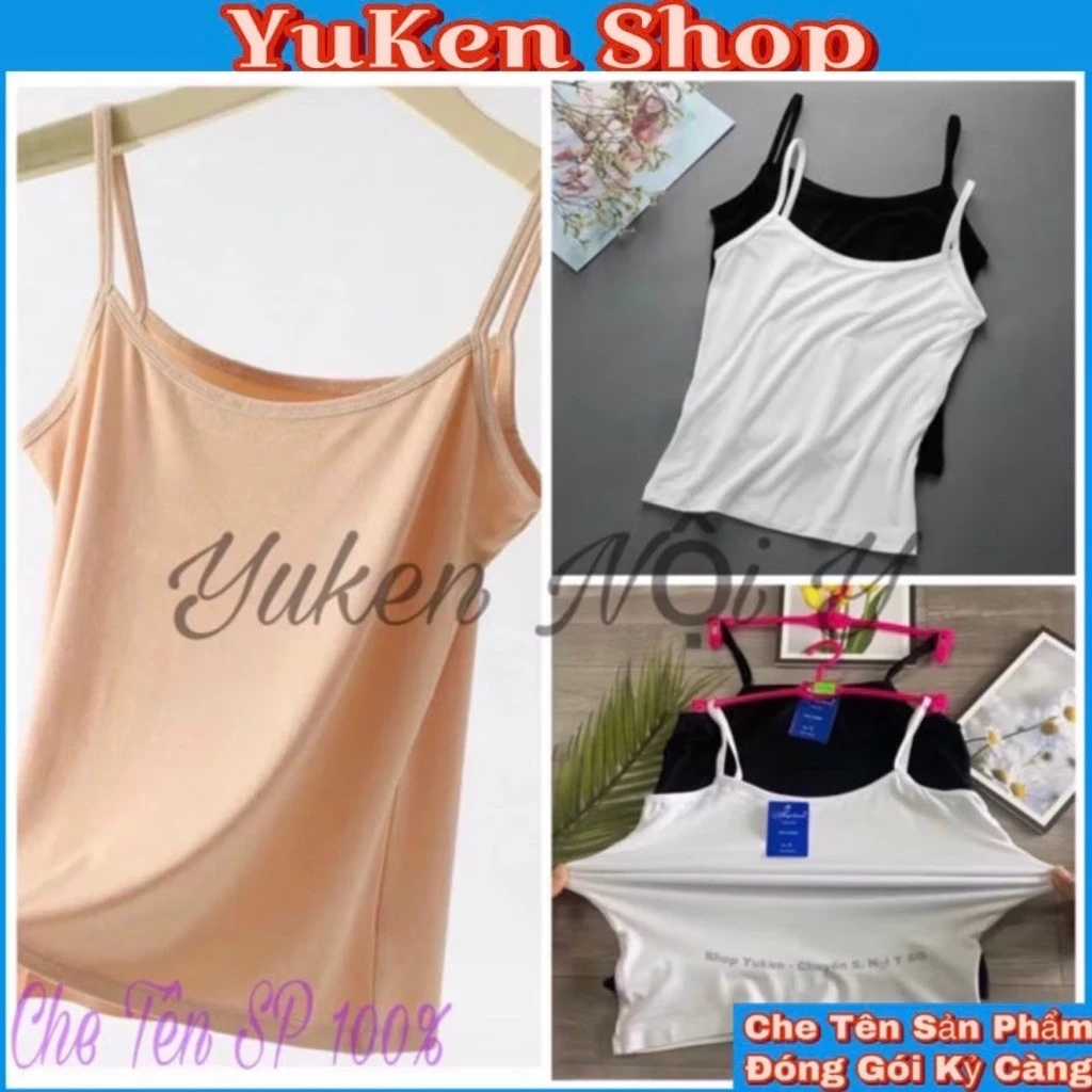 💟Áo Lót Nữ💟Cotton Dáng Dài-Áo Lá 2 Dây Mềm Mát Nhẹ Nhàng