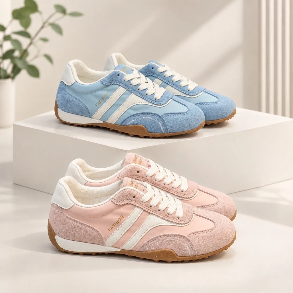 [ Hàng Sẵn ] Giày sneaker nội địa trung W2302-Đ 2 màu xanh hồng cho nữ