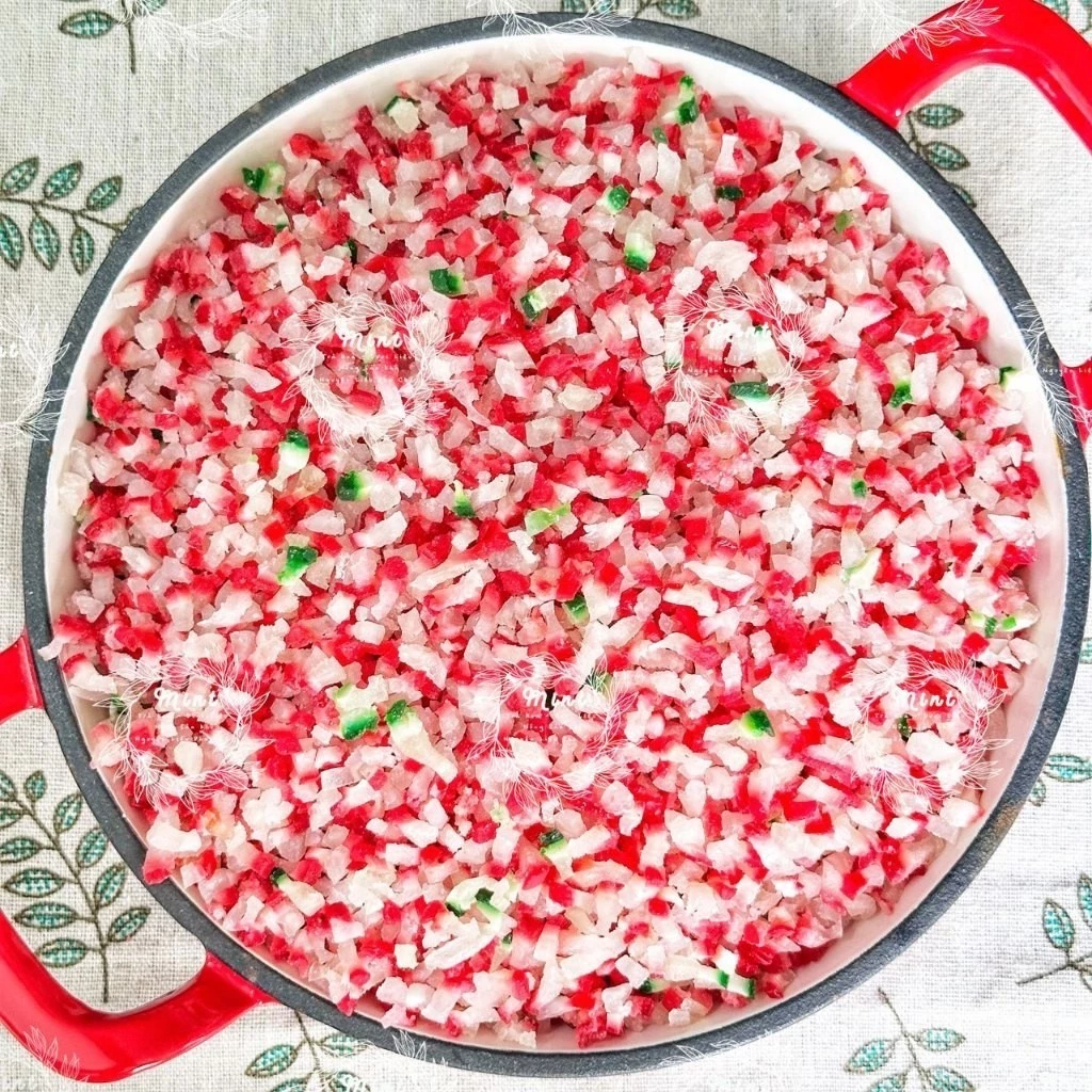 200g Hạt Lựu Khô Loại Ngon, 3 Màu. Nấu Chè Sương Sa Bánh Lọt, Làm Topping.