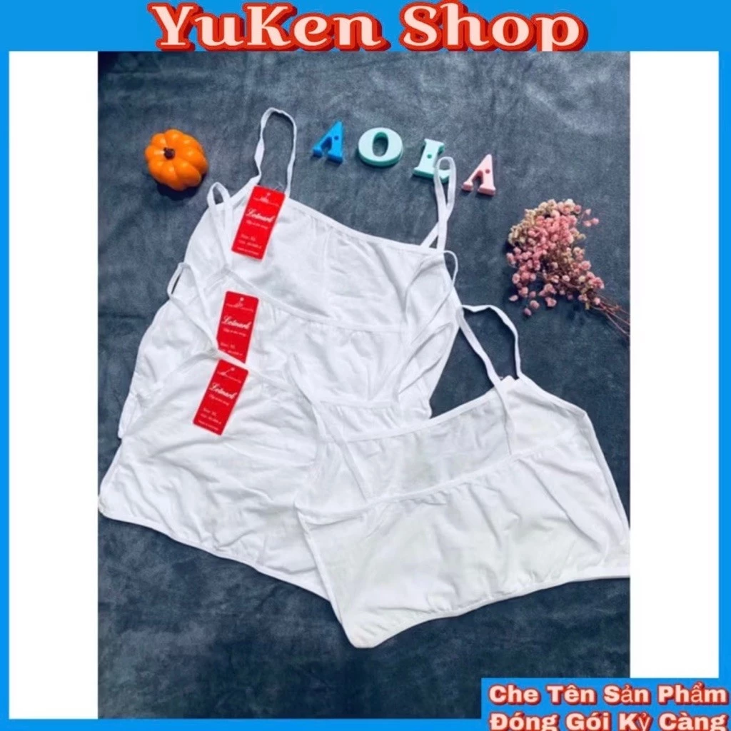 💟Combo 3 Áo Lót Lá 1 Lớp💟Chất Liệu Mềm,Nhẹ,Thoải Mái Cho Bé Tập Mang-Áo 2 Dây Dành Cho Học Sinh Từ 15Kg -55kg