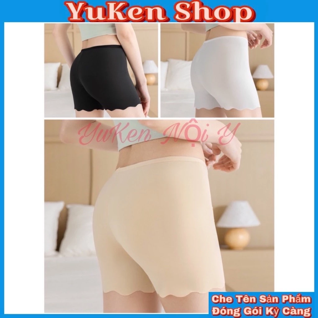 Mã 889-Quần Lót Dạng Váy Đúc Su Lạnh-Quần Đùi Nữ Chống Lộ-Quần Ngủ