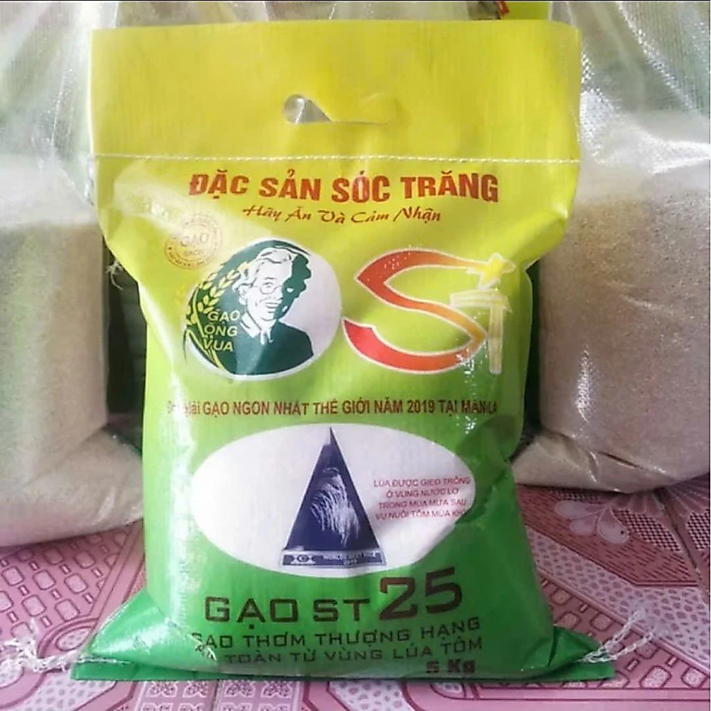 Gạo st25 là gạo đặc sản gạo ngon, cơm được nấu từ gạo st25  là loại cơm  cực phẩm với hạt cơm dẻo, thơm nhẹ