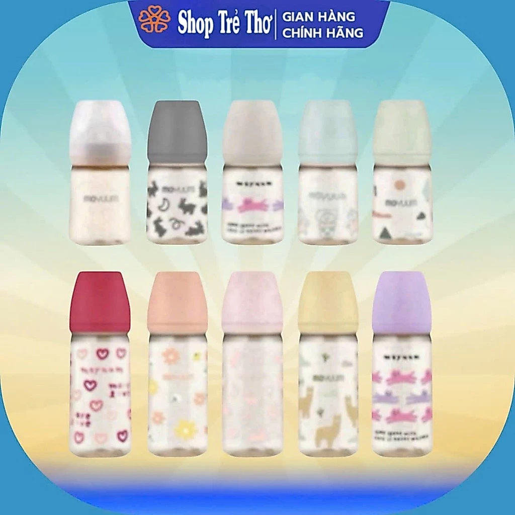 Bình Sữa MOYUUM Đầy Đủ Phiên Bản Hàng Chính Hãng Chất Liệu PPSU An Toàn Cho Bé  Size 170ml/270ml