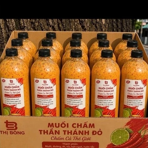 Thùng 12 chai muối đỏ 1lit ( bán buôn sĩ)