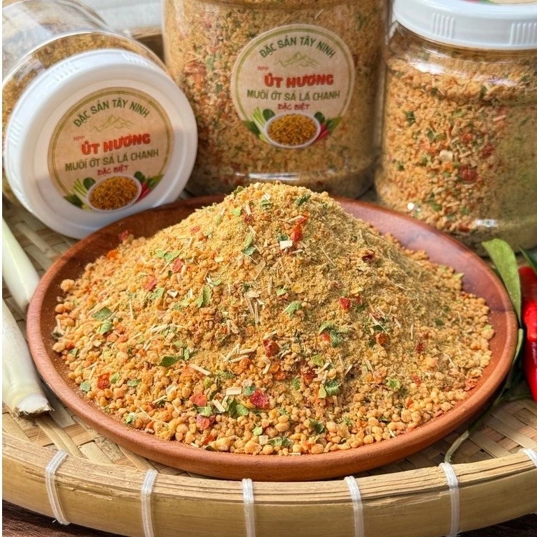Muối ớt SẢ LÁ CHANH (chay ) hương vị xưa - Đặc Sản Tây Ninh ( SẢ 2 )
