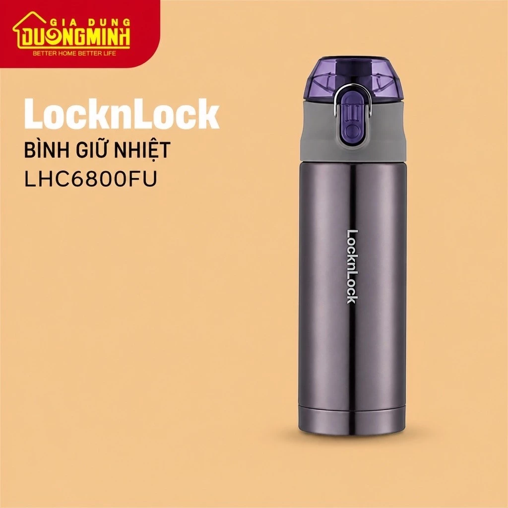 Bình giữ nhiệt LocknLock 500ml - Màu Sapphire Blue - LHC6800FU