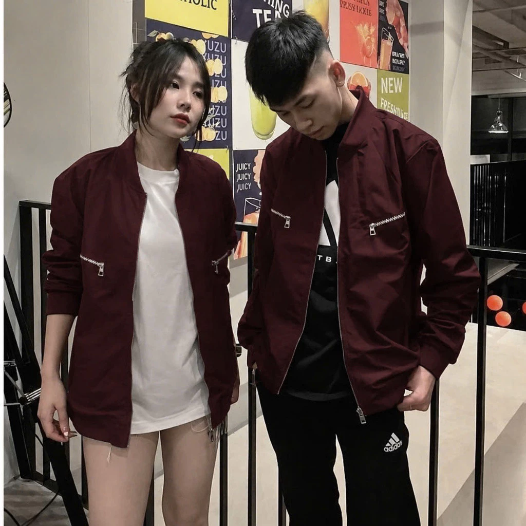 Áo Khoác Bomber DSQ Nam Nữ Khóa Zip Bạc 2 Lớp Dày Dặn Giữ Ấm Tốt Thời Trang Thu Đông