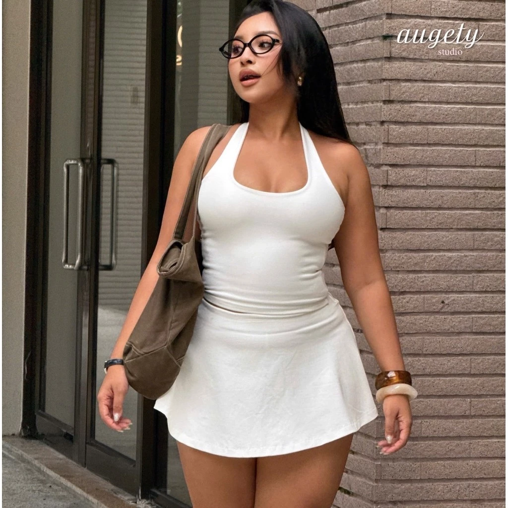 Chân Váy Tennis Nữ Xòe Cạp Cao Dáng Ngắn Thời Trang Có Quần Trong Augety Studio, BELLE TENNIS Skirt