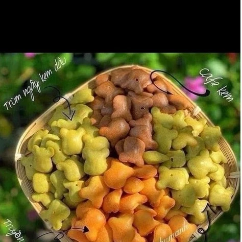 BÁNH GẤU MIX VỊ 250gr
