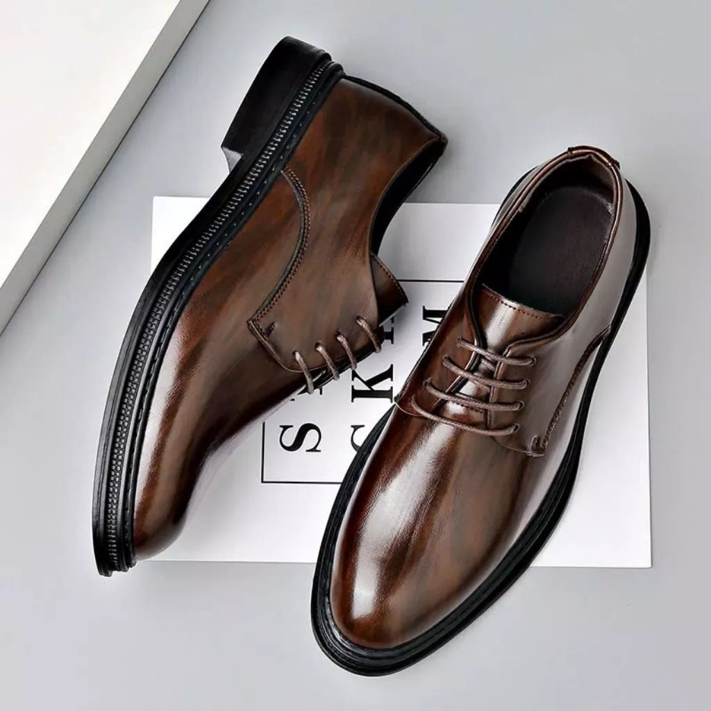 [39-44] Fullbox Giày Tây Cao Cấp, Đế Chống Trượt, Phong Cách Lịch Lãm, Phù Hợp Mọi Hoạt Động Đi Làm, Đi Tiệc, Đi Chơi.