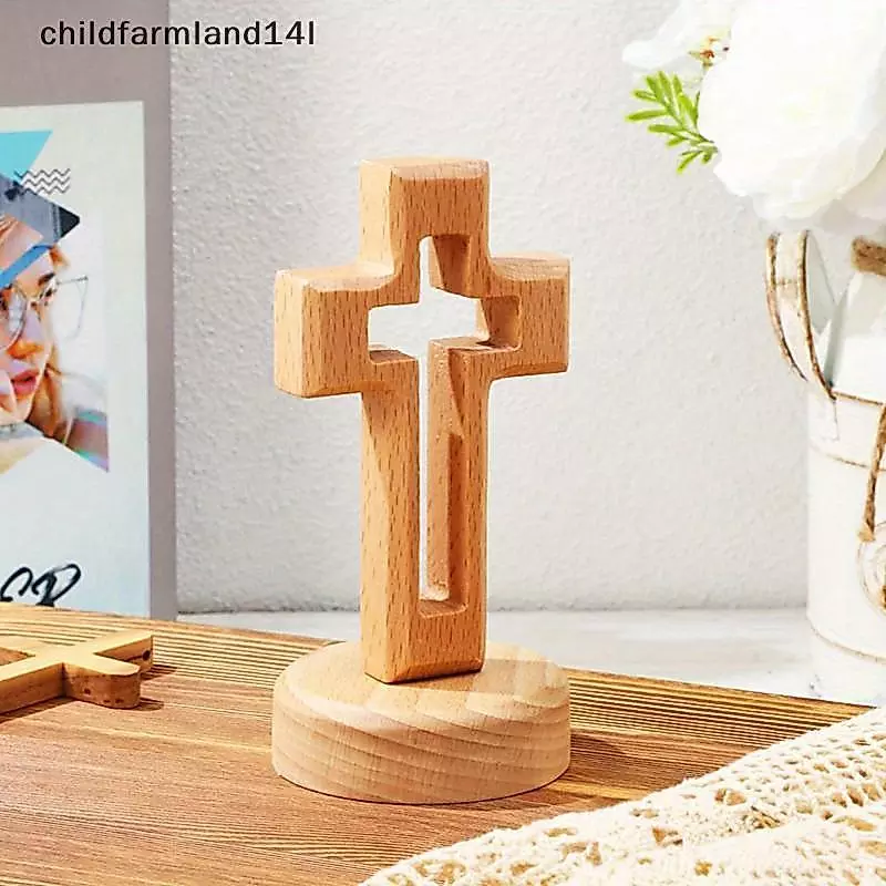 Thánh Giá Gỗ Treo Tường Đứng Bằng Gỗ Tôn Giáo Trang Trí Bàn Quà Tặng Nhà Thờ Thánh Tôn Giáo Trang Trí Tượng