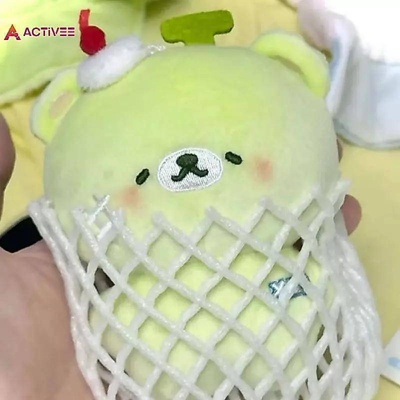 < Activee > Cantaloupe Gấu Đồ Chơi Sang Trọng Móc Khóa Mềm Búp Bê Nhồi Bông Mặt Dây Chuyền Bapa Túi Trang Trí Trẻ Em Quà Tặng Đẹp