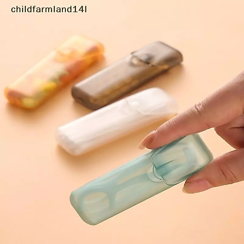 Hộp Bảo Quản Mini Du Lịch Di Động Trong Suốt Tăm Bông Hộp Đựng Cho Du Lịch Ngoài Trời Nhà Bếp Nhà Hàng Tiếp Liệu