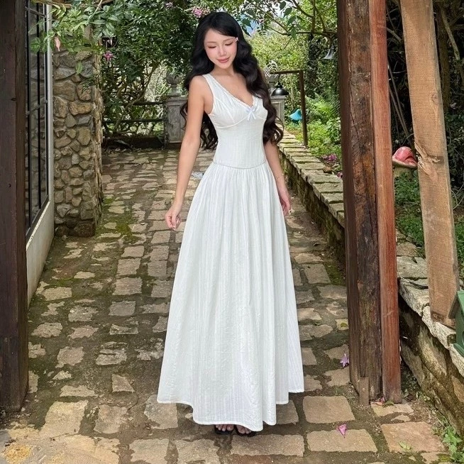 Đầm Kiểu Nữ Trắng Dáng Dài ANNA - Jemmy Dress