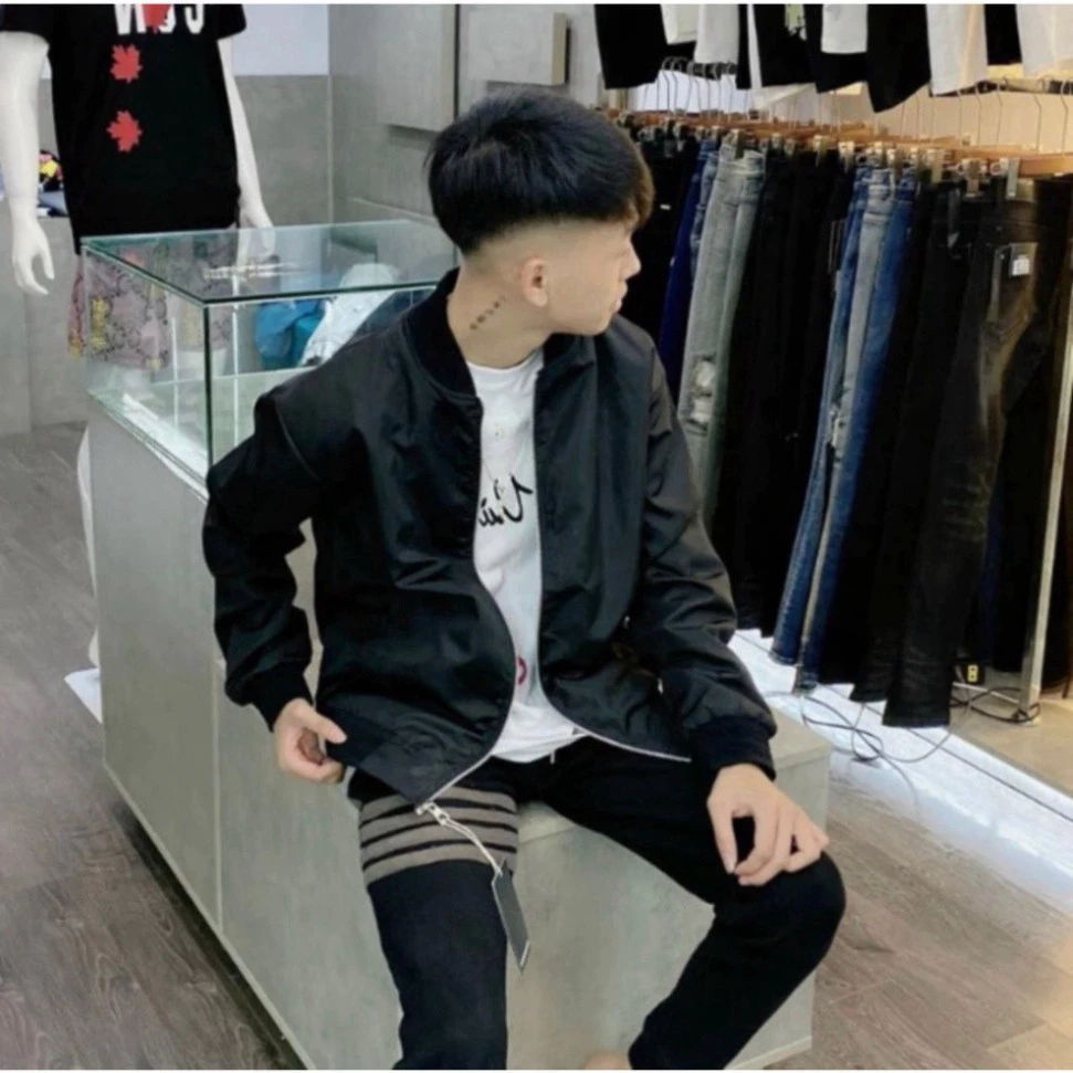 Áo Khoác Gió Nam Nữ Trơn Họa tiết đơn giản bắt mắt. Áo Bomber Gió cao cấp 019 Boy Phố 2025