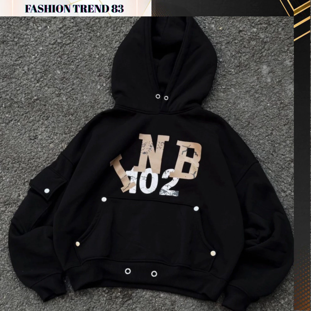 INTERBREAK - 102 INB HOODIE BOXY-FORM - Áo Hoodie Form Rộng Unisex Nam Nữ Boy Phố 2025