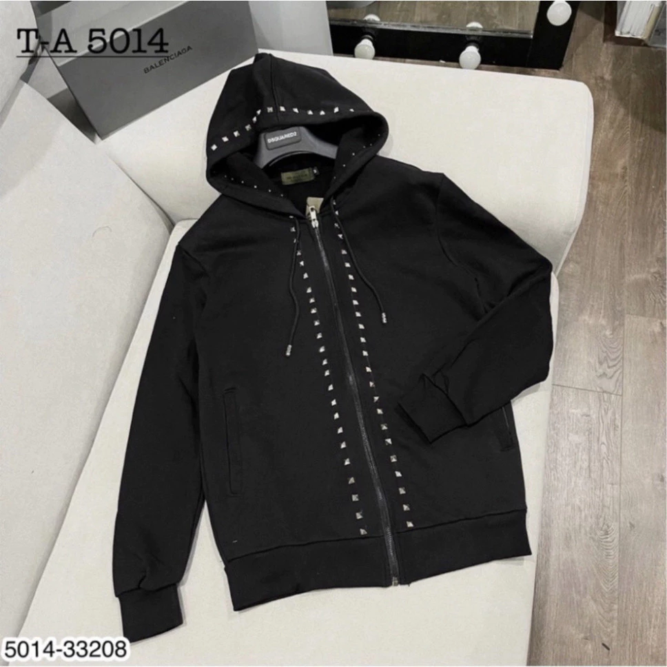 🔥Hot🔥Áo khoác hoodie zip đính đá hàng chính hãng xuất khẩu,hoodie đính đá nam nữ siêu đẹp Hot Trend 2025 tt