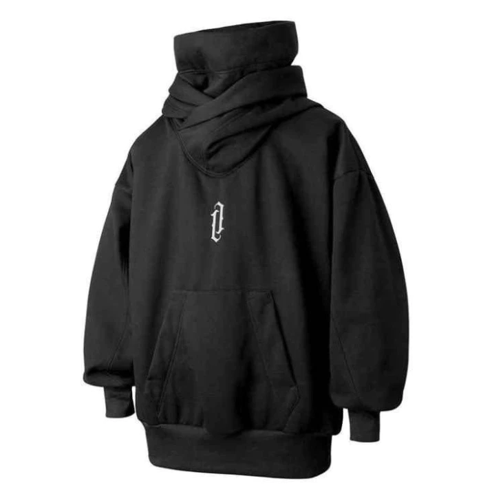 Áo Khoác Hoodie Zip Ninja Cổ Cao Phong Cách Ninja Che Mặt Mũ Rộng Siêu Ngầu tt