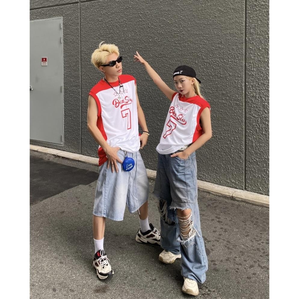 ÁO TANKTOP SỐ 7 FORM OVERSIZE UNISEX ( A14 )
