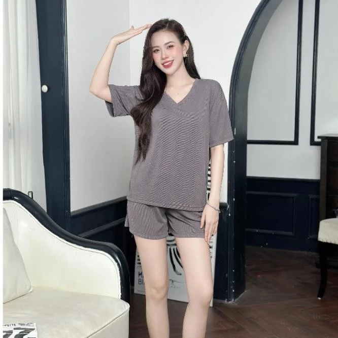 Hi!Sexy Bộ Đồ Ngủ Quần Cộc Dưới 75Kg - MS57